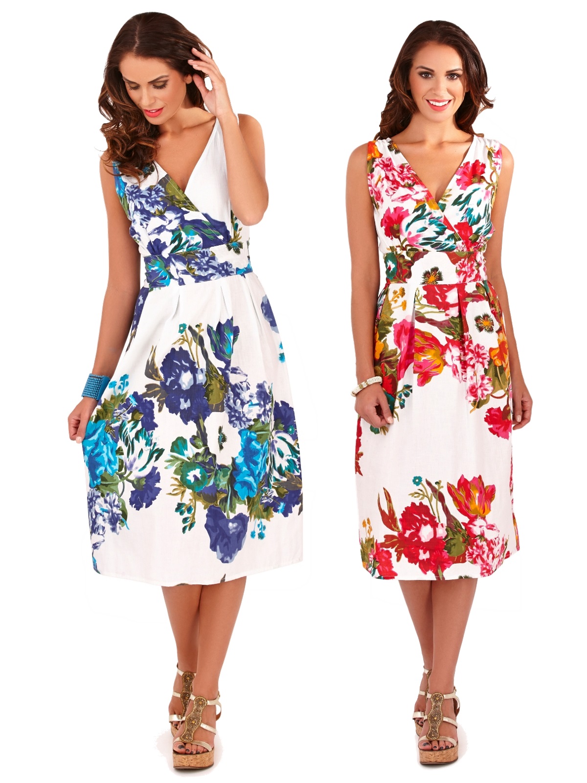 floral length gown